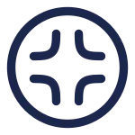 Quit Full Screen Circle SVG Icon